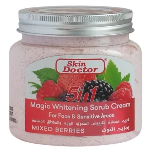Skin Doctor 5 in 1 Magic Whitening Scrub Cream with Mixed Berries – 330g