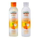 Cantu Care for Kids Shampoo & Conditioner Set – Nourishment for Curly Hair – 237ml × 2
