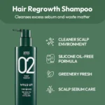 ⁦شامبو الشاي الأخضر لإنعاش فروة الرأس من أموس – Amos Scalp Nourish The Green Tea Shampoo Revitalizing 500 ml⁩ - الصورة ⁦4⁩
