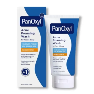 PanOxyl – Acne Foaming Wash 10% Benzoyl Peroxide Maximum Strength – 156g