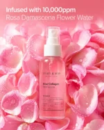 Korean Rose & Collagen Mist Serum Mary&May Rose Collagen Mist Serum – 100 ml - Image 4