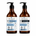 شامبو Be Natural المجدد بزيت الخروع وزيت الشيا والسيراميدات للشعر التالف والمجعد – 270 مل