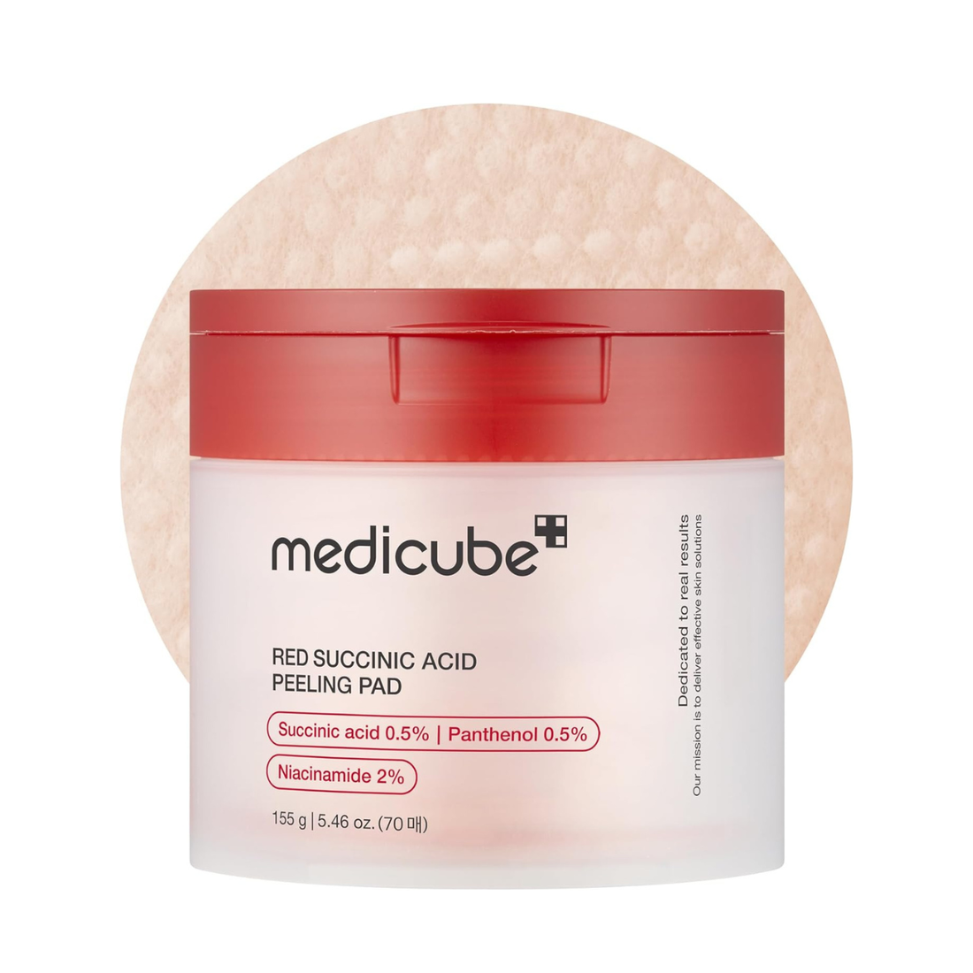 01_413937ab-a043-4864-b5ac-4ac489277cc3 Medicube Red Succinic Acid Peeling Pad - Image 1