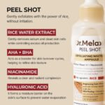 ⁦أمبول تقشير البشرة بالأرز والنياسيناميد للإشراقة والترطيب من Dr.Melaxin – 80 ml⁩ - الصورة ⁦4⁩