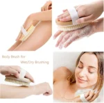 Wooden Dry Body Brush – Body Exfoliating Brush - Image 2