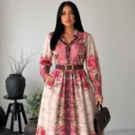 Women’s Floral Printed Maxi Dress – Elegant Luxury Design - Image 2