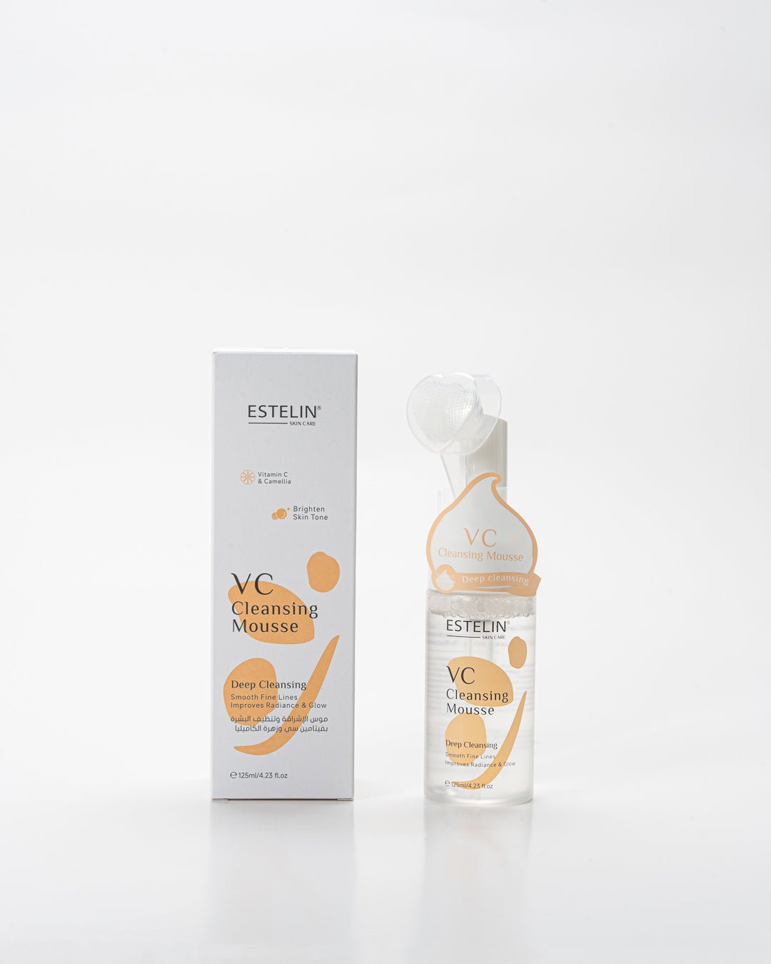 DSC03544 إستيلين موس تنظيف وإشراقة البشرة بفيتامين C وزهرة الكاميليا 125 مل – ESTELIN Vitamin C & Camellia Brightening Cleansing Mousse 125ml - الصورة 1
