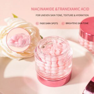 كريم كبسولات النياسيناميد وحمض الترانيكساميك لتوحيد لون البشرة 60 جم – ESTELIN Niacinamide & Tranexamic Acid Whitening Capsule Cream