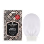⁦الليفة المغربية الممتازة الأصلية – Jardin d’Oléane Premium Moroccan Glove Scrub⁩ - الصورة ⁦2⁩