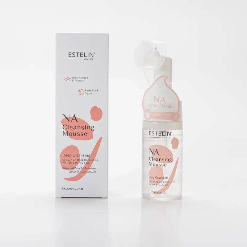 New-Project-17 إستيلين موس تنظيف وتفتيح البشرة بالنياسيناميد والأربوتين 125 مل – ESTELIN Niacinamide & Arbutin Whitening Cleansing Mousse 125ml - الصورة 1