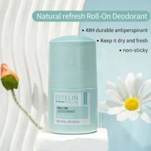 مزيل العرق رول أون ناتشورال ريفريش للنساء 50 مل – ESTELIN Natural Refresh Roll-On Deodorant