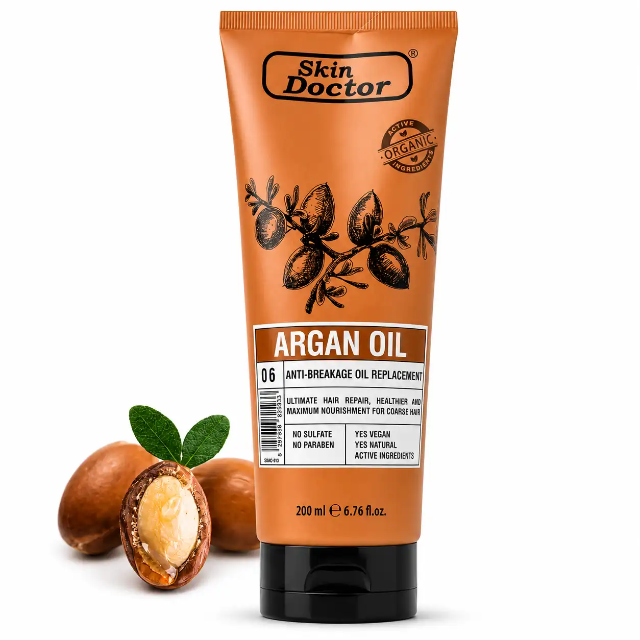 file_000000009ed4720a86e77db2935f64a5 بديل الزيت بزيت الأرغان للشعر المتقصف 200 مل – Skin Doctor Argan Oil Anti-Breakage Oil Replacement - الصورة 1