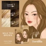 Kota Cosmetics Tortilla Hair Color Cream – Milk Tea Brown | 100 ml - Image 2