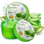 Farmstay Aloe Vera Moisture Soothing Gel for Face & Body 300 ml - Image 2
