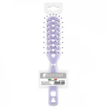 Boreal Skeleton Hair Brush 633/D for Detangling & Styling - Light Purple - Made in Italy
