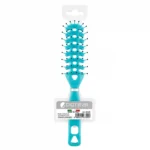 Boreal Skeleton Hair Brush 633/D for Detangling & Styling - Turquoise Blue - Made in Italy