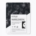 ESTELIN Bamboo Charcoal Lactose Acid Deep Cleaning Mask – one Sheet